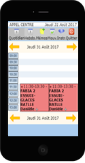 i-agenda sur smartphone